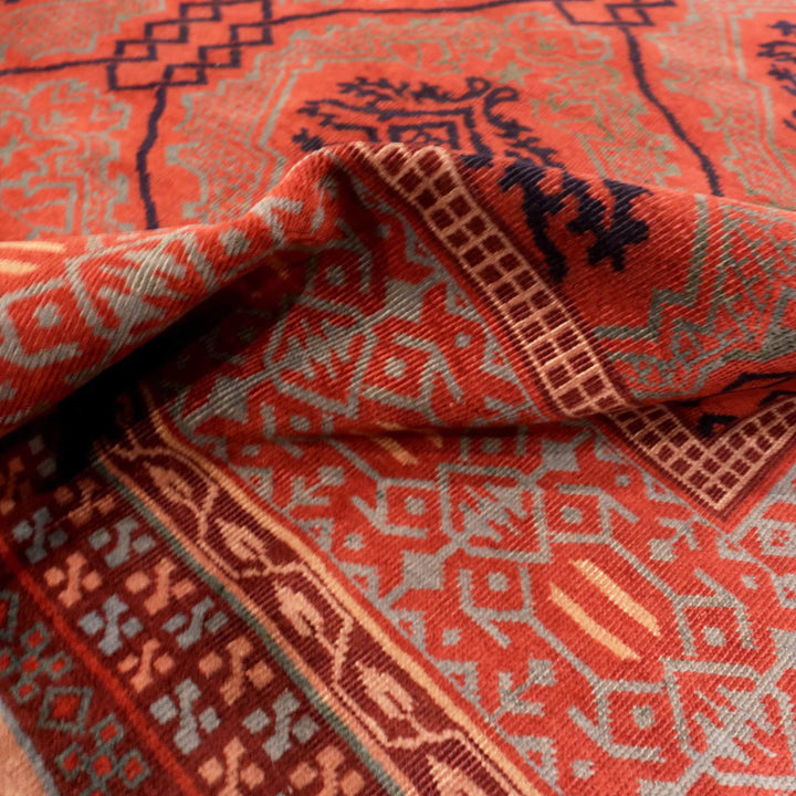 Red Antique Traditional Turkish Smnyrna Rug - 10'5" x 13'9"