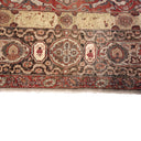 Red Antique Traditional Persian Tabriz Rug - 10'6" x 14'4"