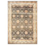 Grey Antique Traditional Persian Kerman Rug - 9'9" x 14'6"