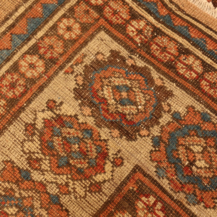 Red Antique Traditional Persian Bakshaish Rug - 10'10" x 14'1"