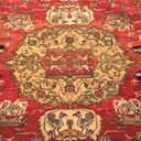 Red Antique Traditional Indian Agra Rug - 10'9" x 12'4"