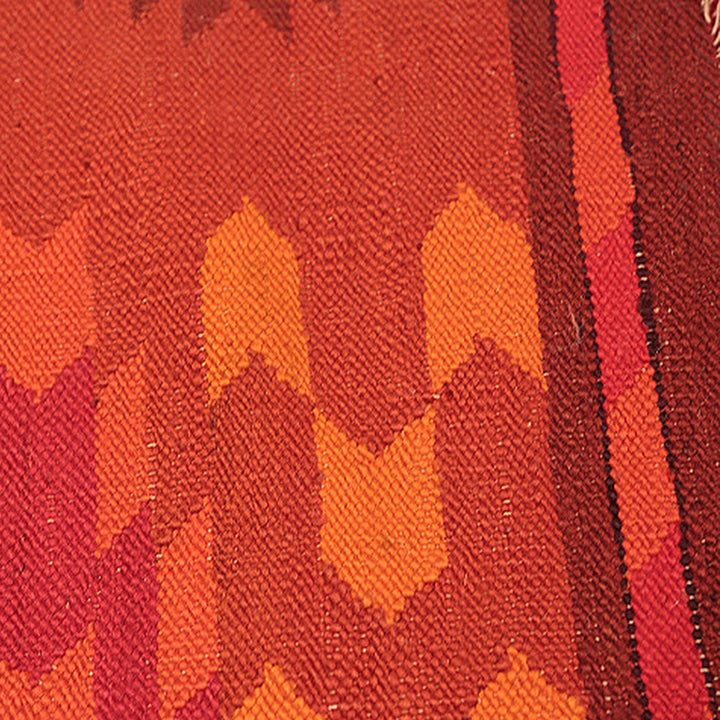 Red Vintage Swedish Kilim Rug - 9'9" x 12'10"