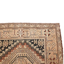 Beige Antique Traditional Shirvan Rug - 6'3" x 11'3"