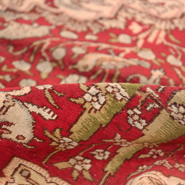 Red Antique Traditional Turkish Keysari Rug - 6'2" x 8'8"