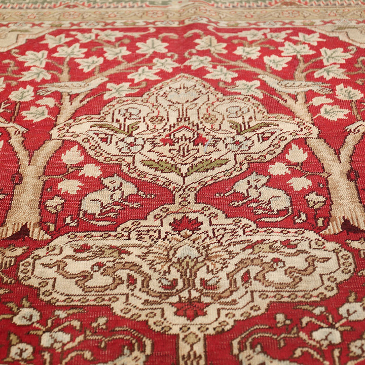 Red Antique Traditional Turkish Keysari Rug - 6'2" x 8'8"