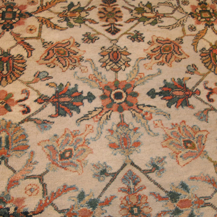 Brown Antique Traditional Persian Sultanabad Rug - 8'7" x 11'7"