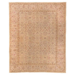 Brown Antique Traditional Indian Amritsar Rug - 11' x 14'