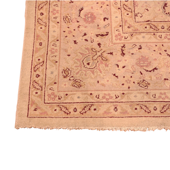 Brown Antique Traditional Indian Amritsar Rug - 11' x 14'