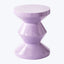 Zig Zag Side Table Lilac