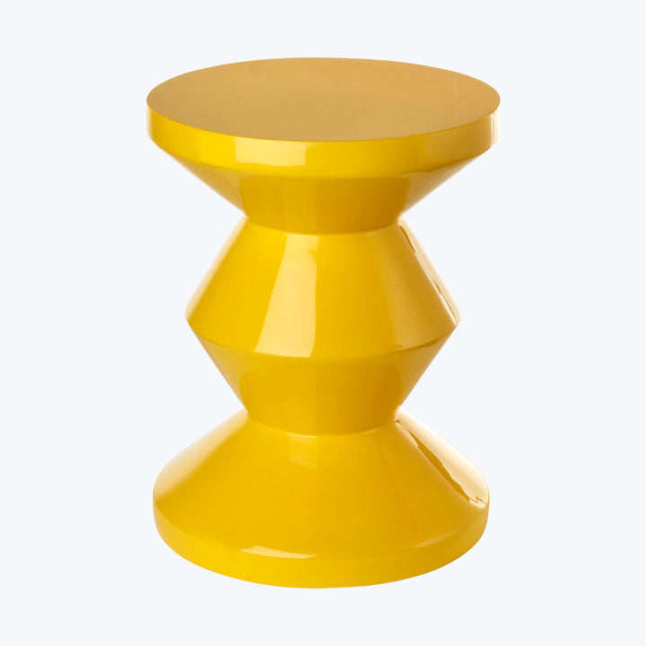 Zig Zag Side Table Yellow