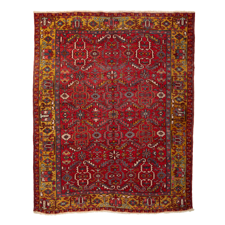Vintage Traditional Heriz Rug - 7'5" x 8'5"