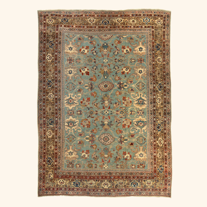 Vintage Traditional Mahal Rug - 6'10" x 9'5"