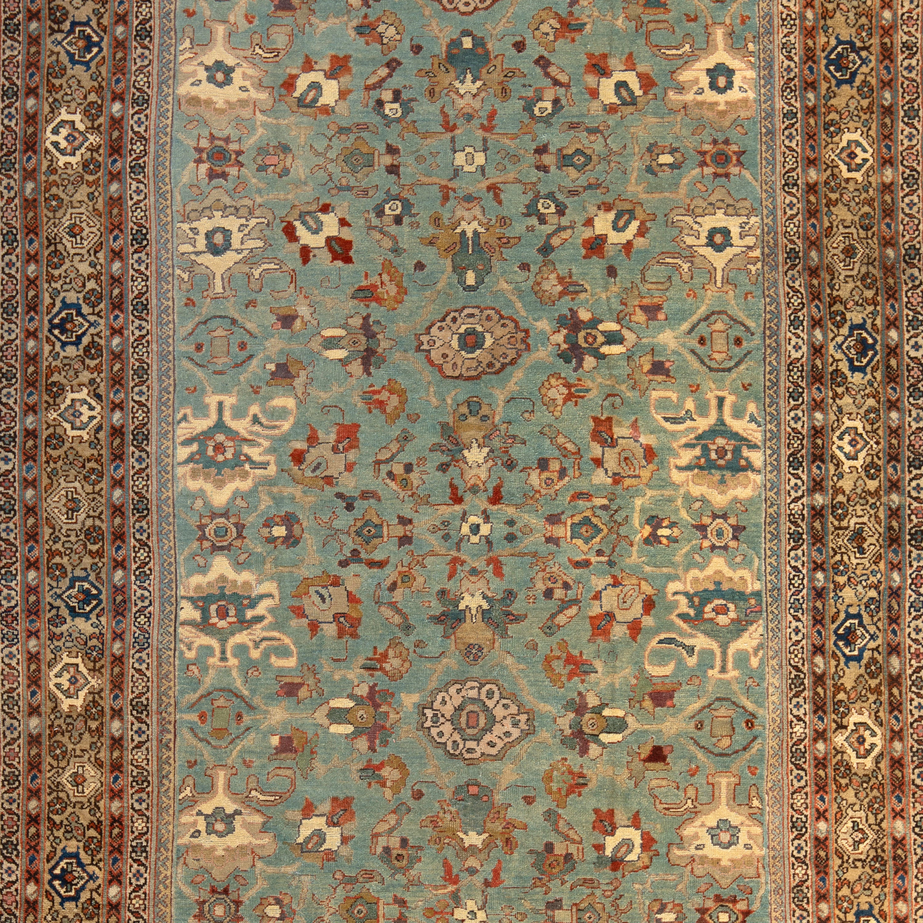 Vintage Traditional Mahal Rug - 6'10" x 9'5"