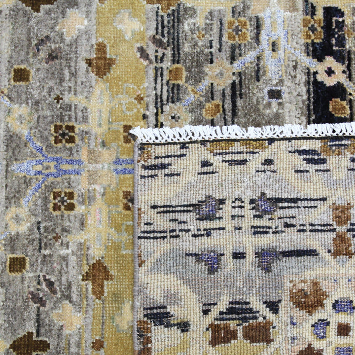 Grey Alchemy Transitional Silk Wool Blend Rug - 7'11" x 10'4"