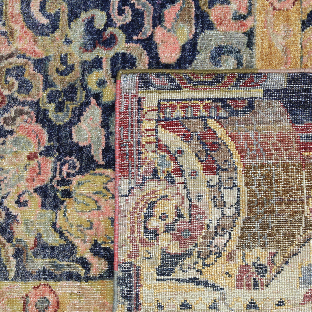 Multicolored Alchemy Transitional Silk Wool Blend Rug - 7'10" x 8'10"