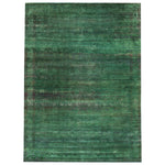 Green Alchemy Transitional Silk Rug - 9'11" x 13'6"