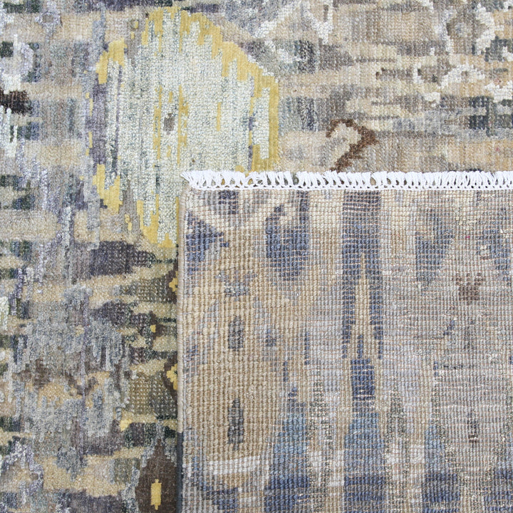 Grey Alchemy Transitional Silk Wool Blend Rug - 9'2" x 12'3"