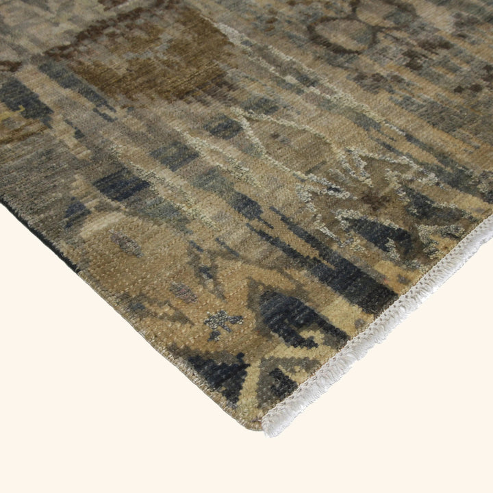 Grey Alchemy Transitional Silk Wool Blend Rug - 9'2" x 12'3"
