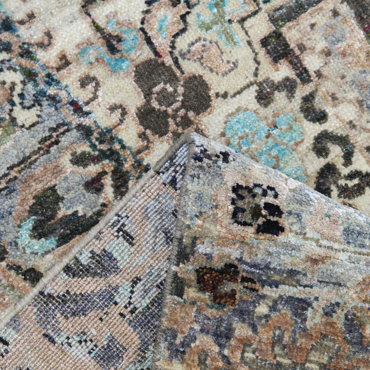 Multicolored Alchemy Transitional Silk Wool Blend Rug - 8'11" x 11'6"