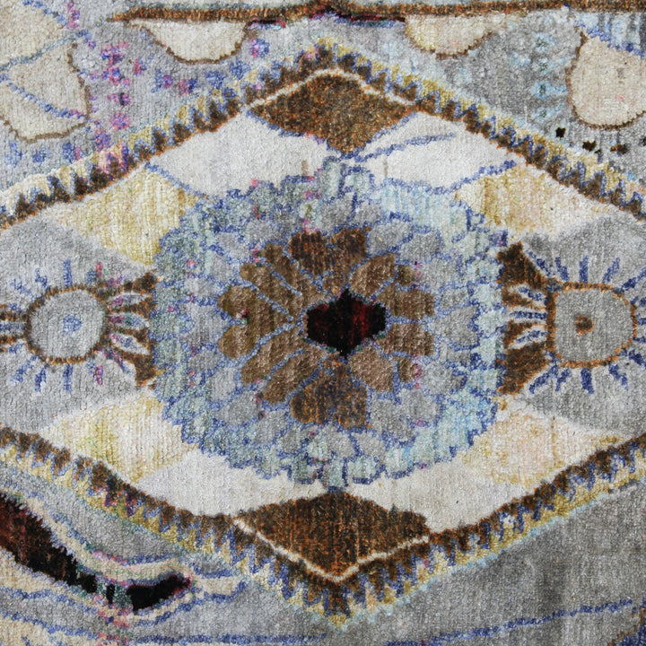 Grey Alchemy Transitional Silk Rug - 9'8" x 13'8"