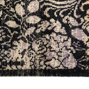 Black & Grey Modern Silk Wool Blend Rug - 8'1" x 10'3"