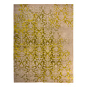 Brown & Green Modern Silk Wool Blend Rug - 8' x 10'3"