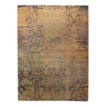 Multicolored Modern Silk Rug - 8' x 10'3"