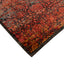 Red & Black Modern Silk Wool Blend Rug - 8' x 10'1"