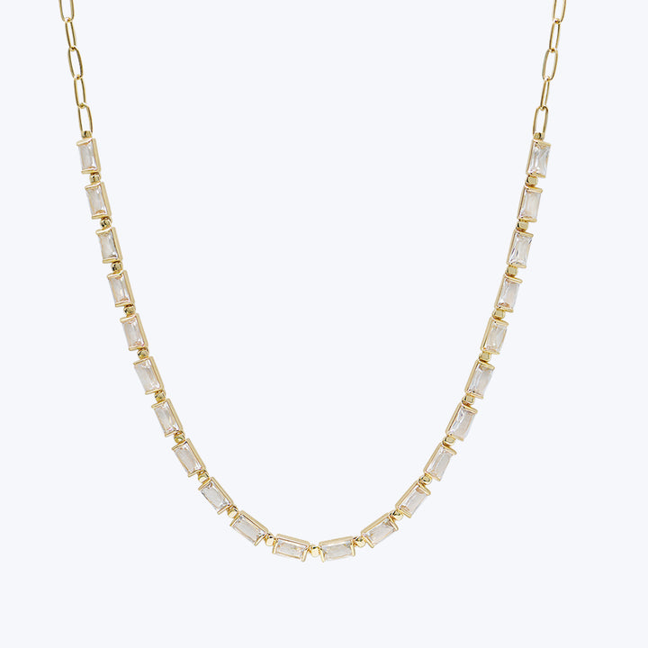 Classique Baguette Tennis Necklace