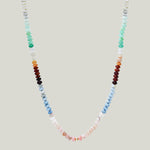Bohème Multicolor Opal Rondelle Necklace