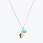 Love Letter Isla Hamsa Charm Necklace