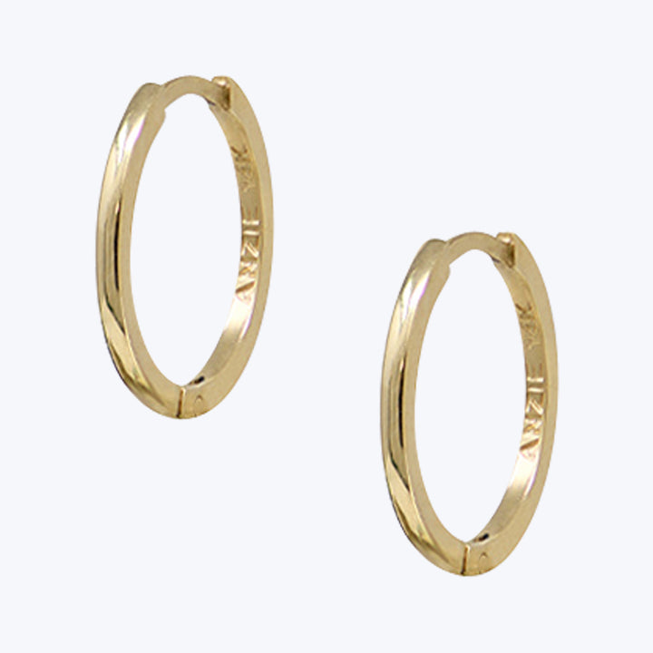 Classique 14Mm Gold Hoops