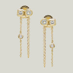 Cléo Jaeda Double Chain Earrings