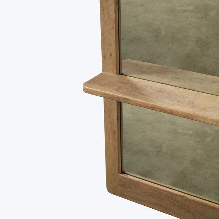 Bello Oak Floor Mirror
