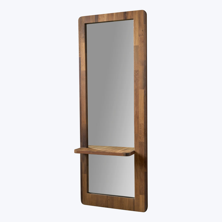 Bello Oak Floor Mirror