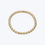 14K Yellow Gold 5 Mm Barrel Stretch Bracelet 7"