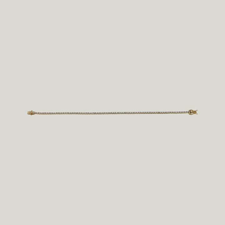 1.96 Ct. Diamond Line Bracelet 7"