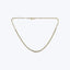 2.57 Ct. 14K Yellow Gold Diamond Tennis Necklace 16"