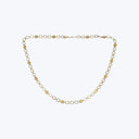 14K Yellow Gold Square Necklace 16"