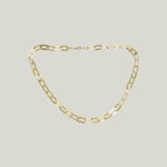 14K Yellow Gold Modern Necklace 18"