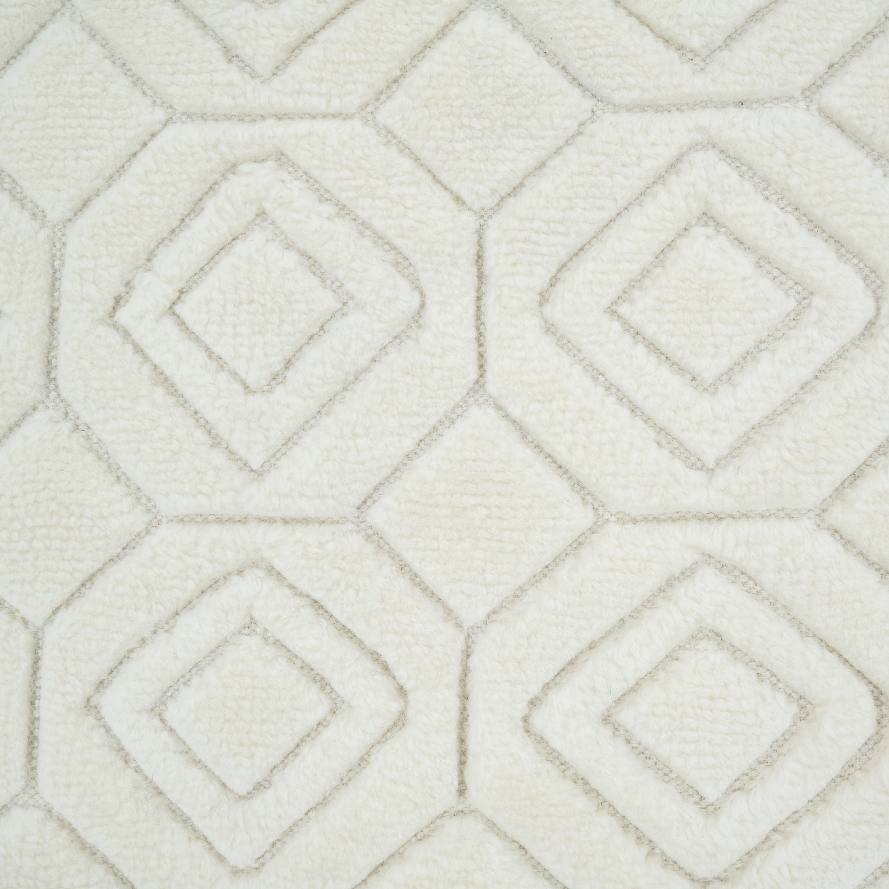 Cream Moroccan Wool Rug - 6' x 9'