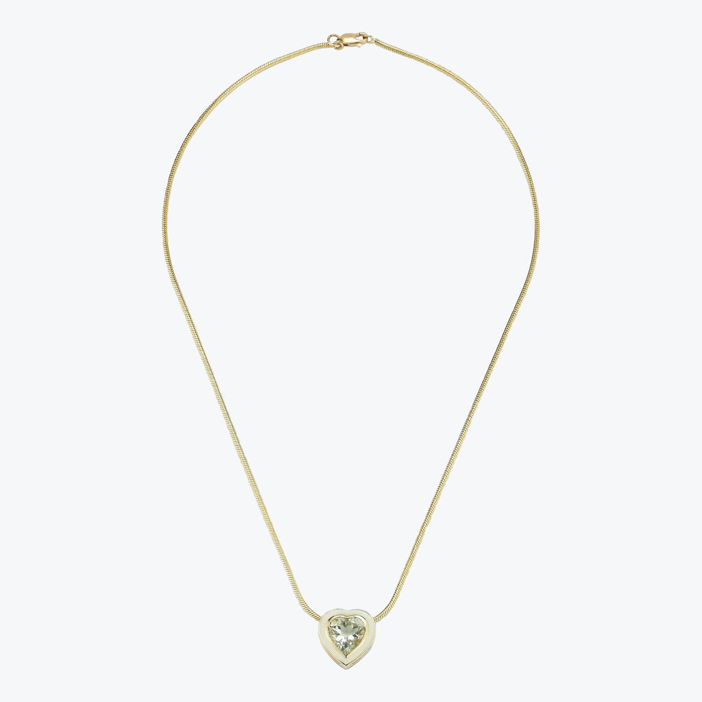 Green Amethyst Necklace