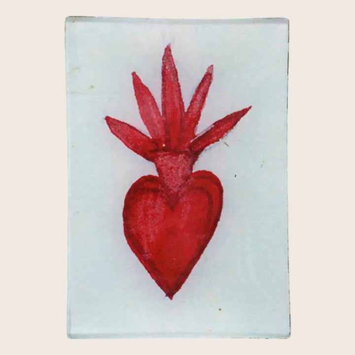 Painted Heart Mini Tray