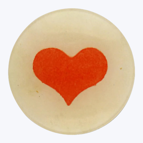 Wide Heart Round Plate