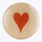 Pink Heart Dome Paperweight