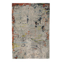 Grey Aurora Tibetan Wool Silk Blend Rug - 6' x 9'