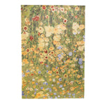 Green Aurora Tibetan Silk Rug - 6' x 9'