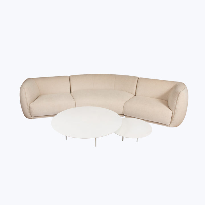 Vela Piping 3 Piece Sofa