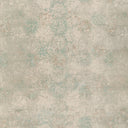 Teal & Cream Contemporary Tibetan Wool Silk Blend Rug - 13' x 18'