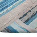 Blue Contemporary Tibetan Wool Rug - 13' x 18'